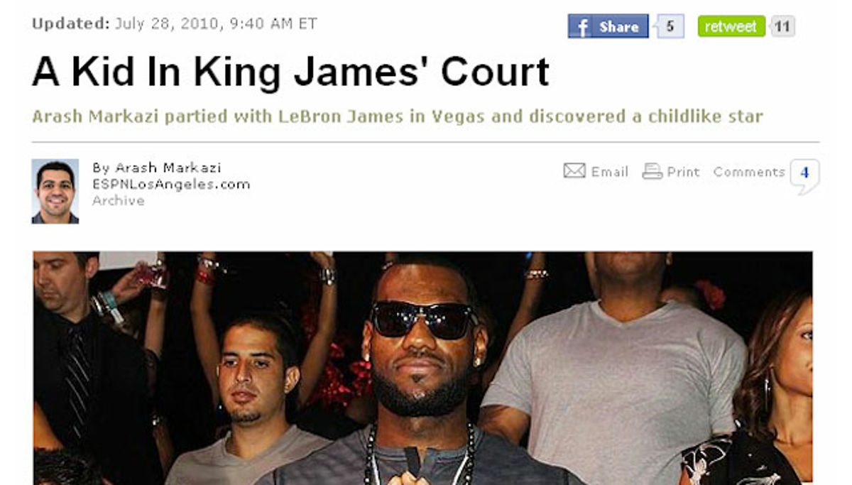 Deadspin | Read ESPN's Spiked Story About LeBron Among The Naked Ladies  In Vegas