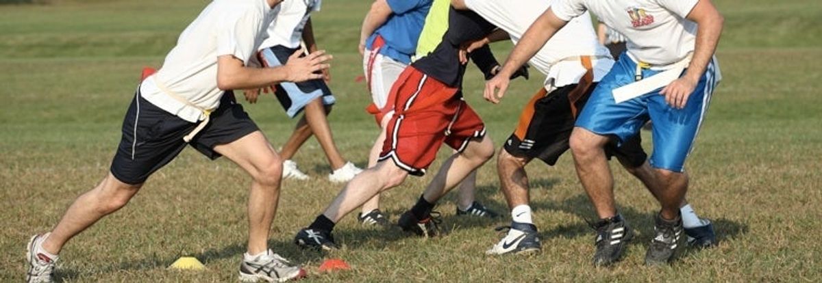 Surly Flag Football Coach  Needs Team To Learn How To &quot;Grab A Fucking Flag And Pull It Off.&quot; STAT