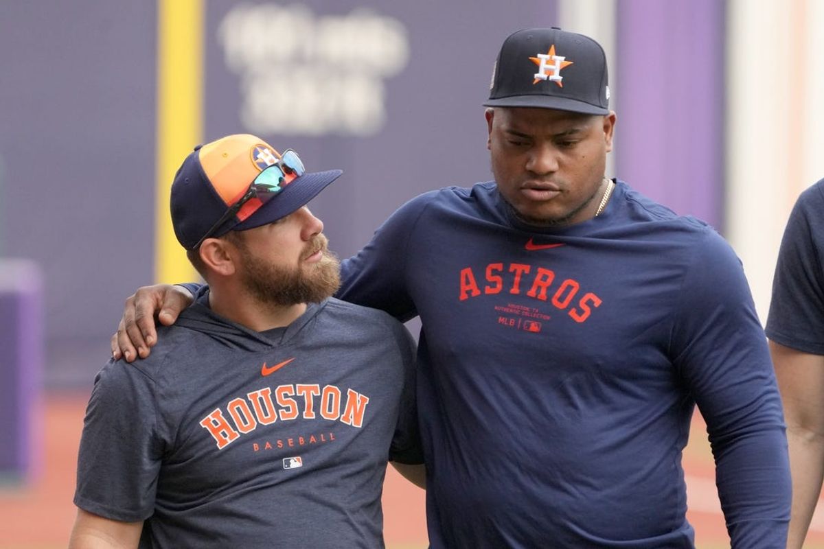 MLB: Mexico City Series-Workouts