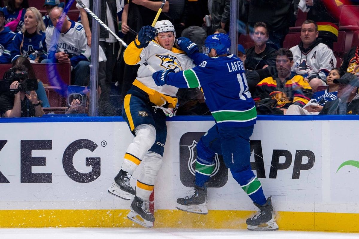 NHL: Stanley Cup Playoffs-Nashville Predators at Vancouver Canucks