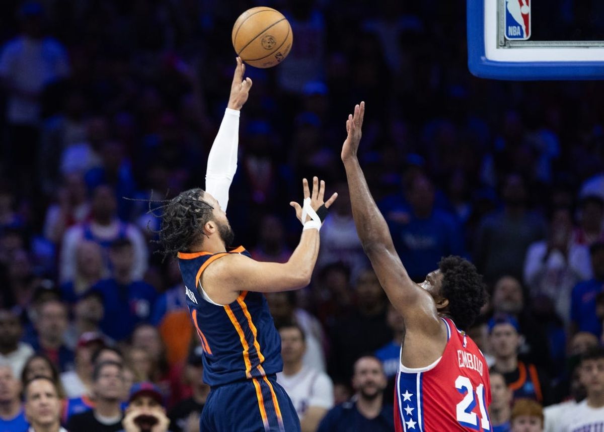 NBA: Playoffs-New York Knicks at Philadelphia 76ers