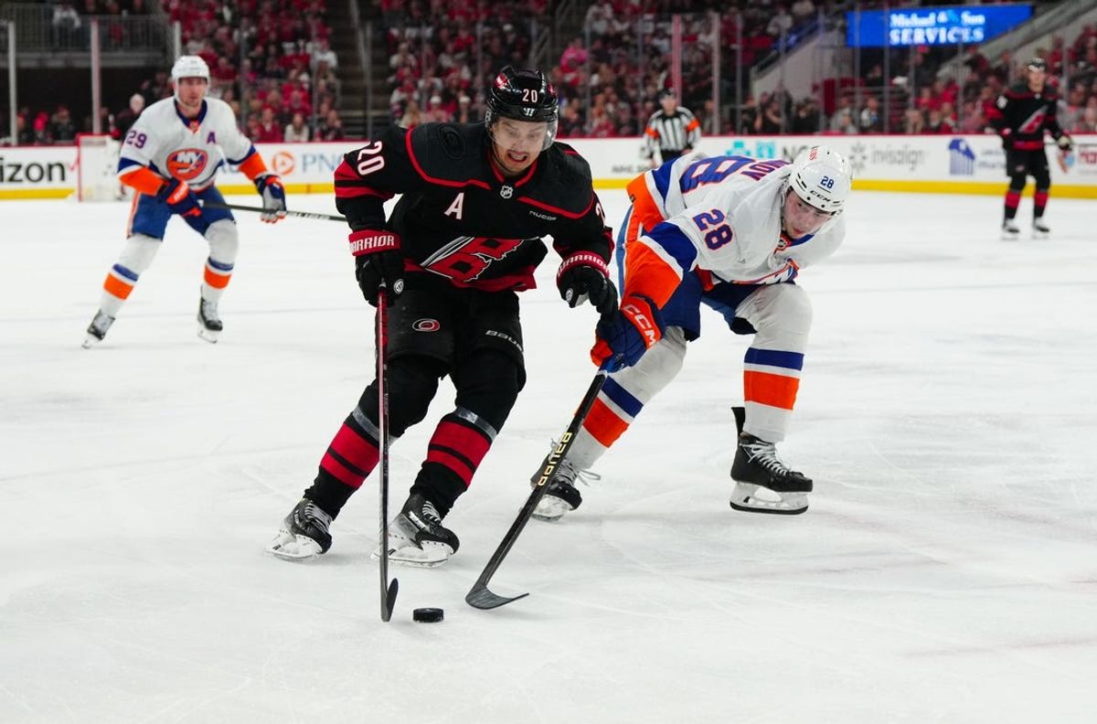 NHL: Stanley Cup Playoffs-New York Islanders at Carolina Hurricanes