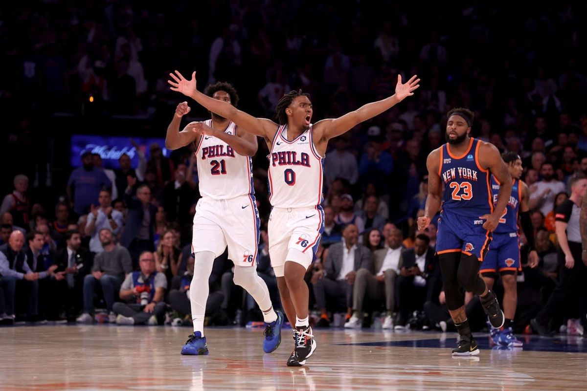 NBA: Playoffs-Philadelphia 76ers at New York Knicks