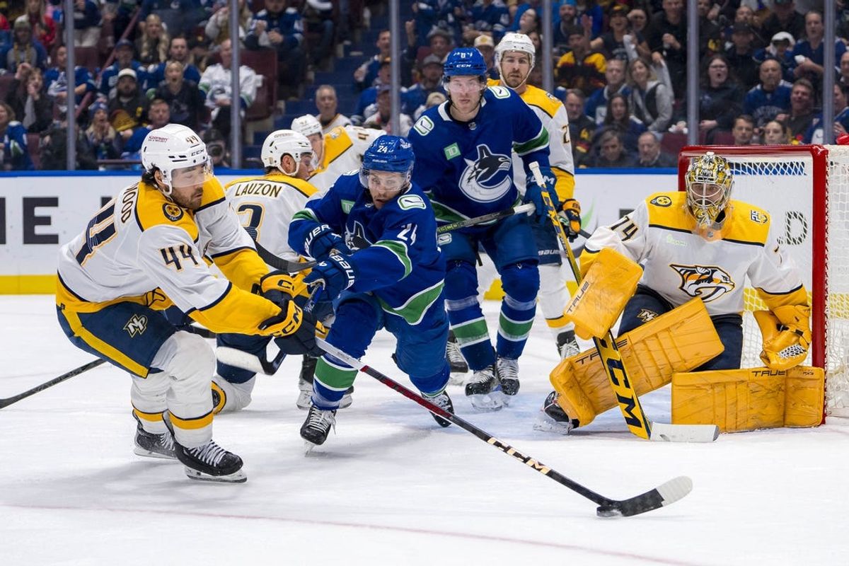 NHL: Stanley Cup Playoffs-Nashville Predators at Vancouver Canucks