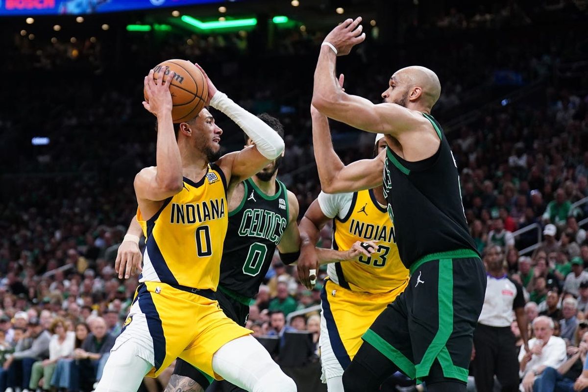 Pacers G Tyrese Haliburton (hamstring) exits Game 2
