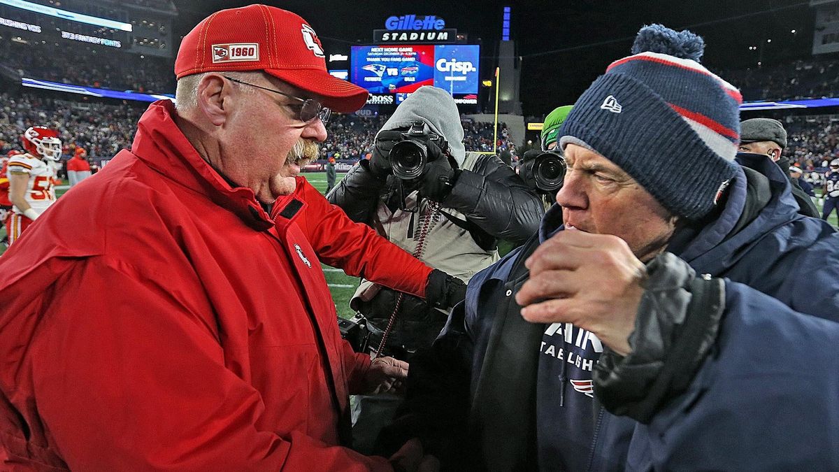 Andy Reid’s career arc is the inverse of Bill Belichick’s