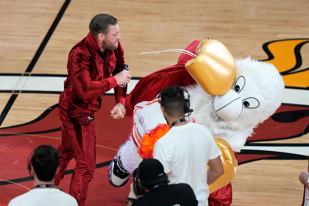 Someone let Conor McGregor off his leash and he put a mascot in the hospital