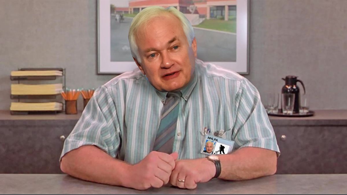 What is it, you would say, Donald Fehr does here?