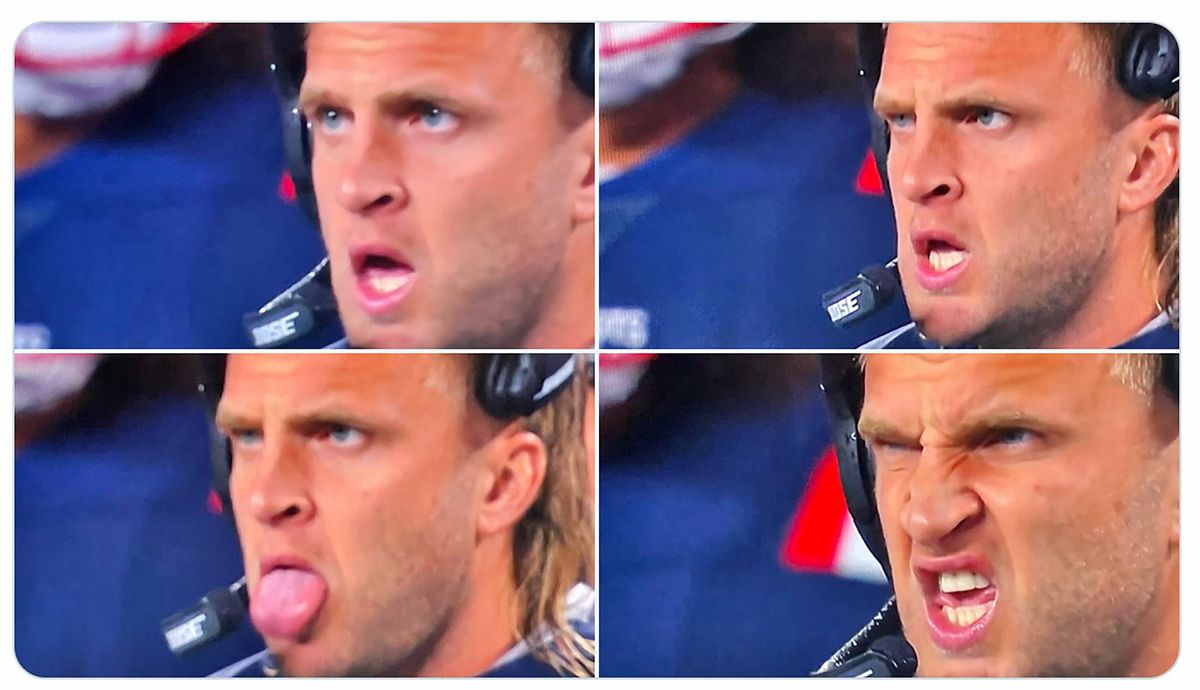 Tom Brady’s return made Bill Belichick’s son look constipated