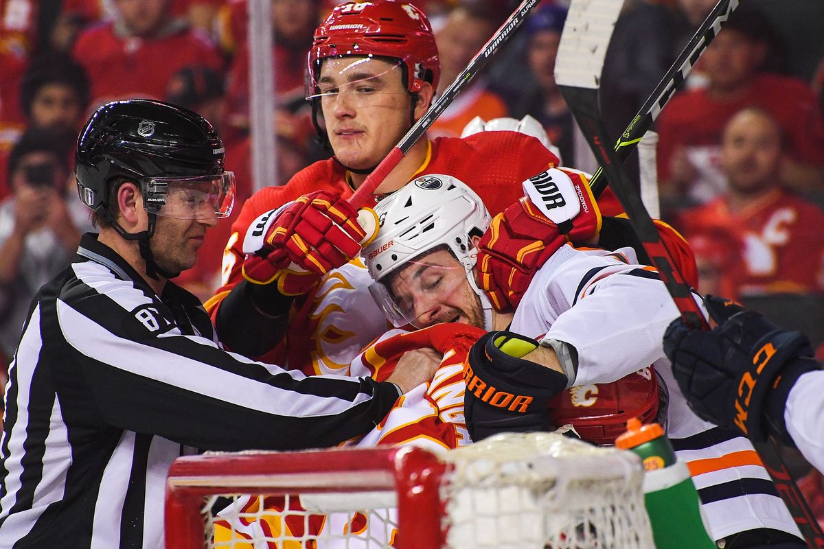 Oilers enjoy the sounds of silence at expense of Calgary crowd