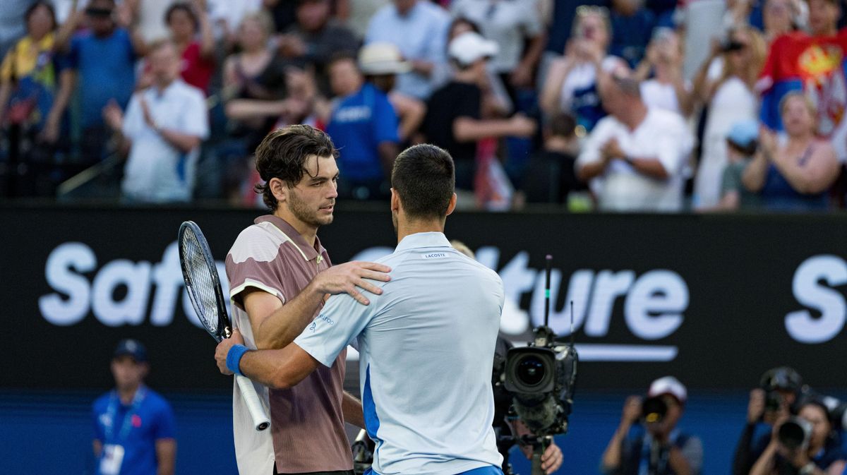 Novak Djokovic was the boulder, Taylor Fritz was Sisyphus