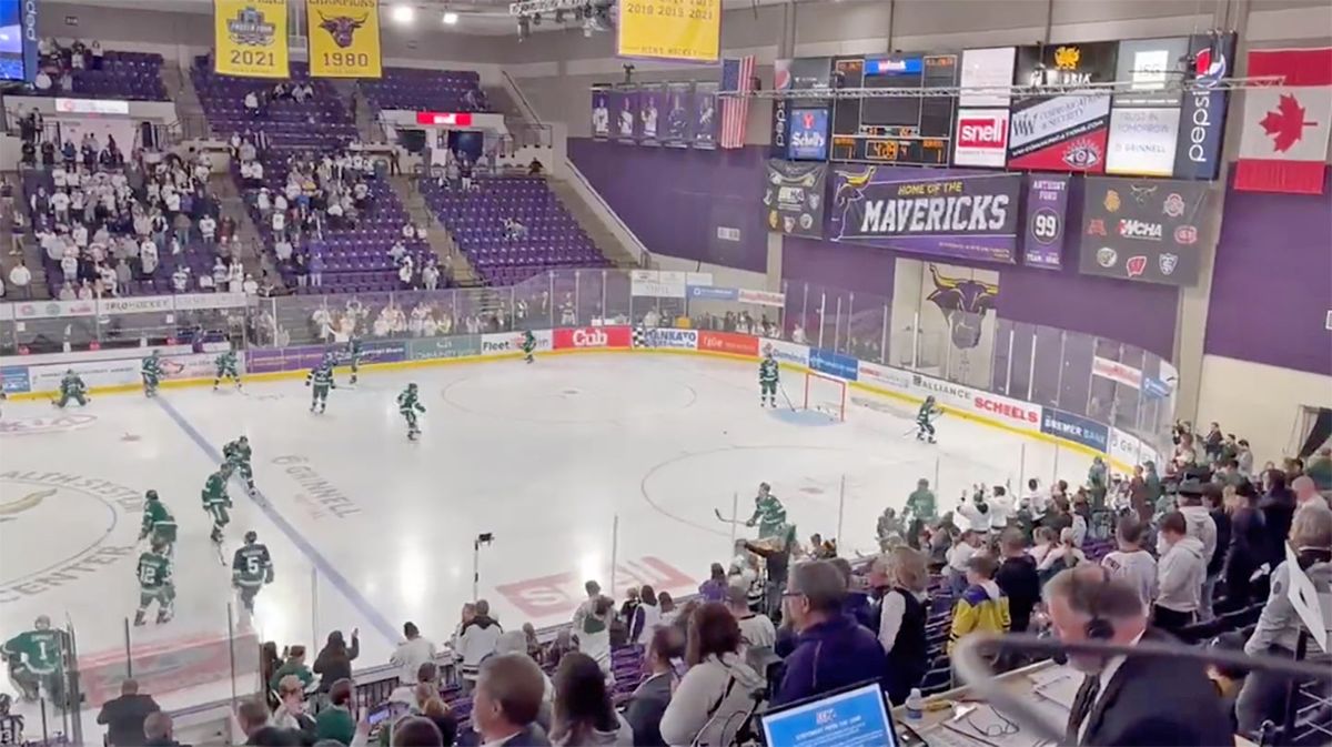 College hockey is just as mad in March