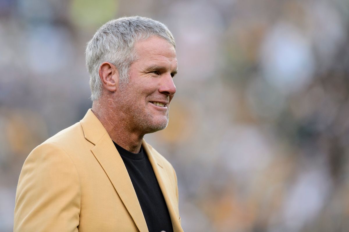 Of all people for Brett Favre to publicly stump for, he chose Tucker Carlson