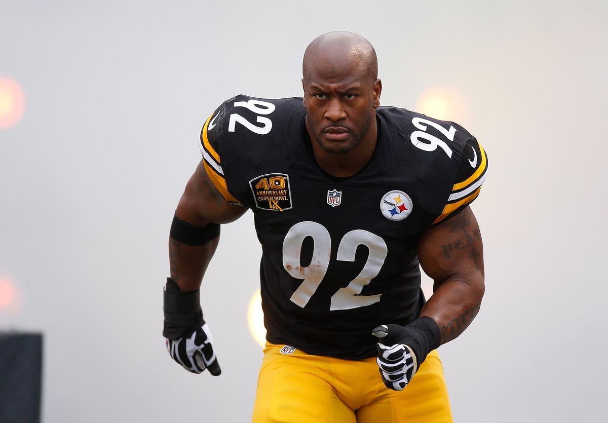 James Harrison’s heel turn – plus other NFL pro-wrestling grudge matches we’d like to see