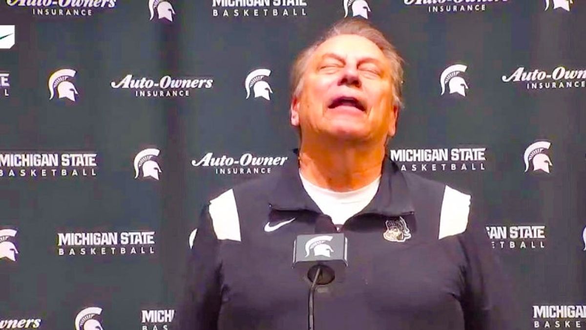 Tom Izzo needs a stiff handshake and an even stiffer drink