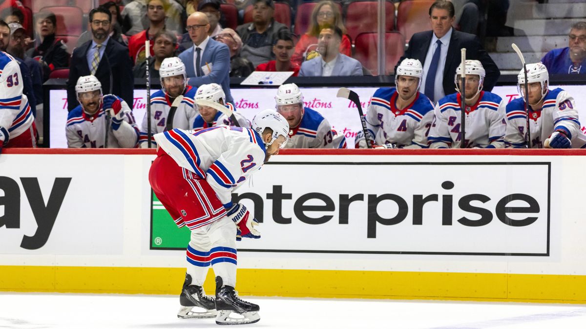 Rangers lose game, winger loses tooth