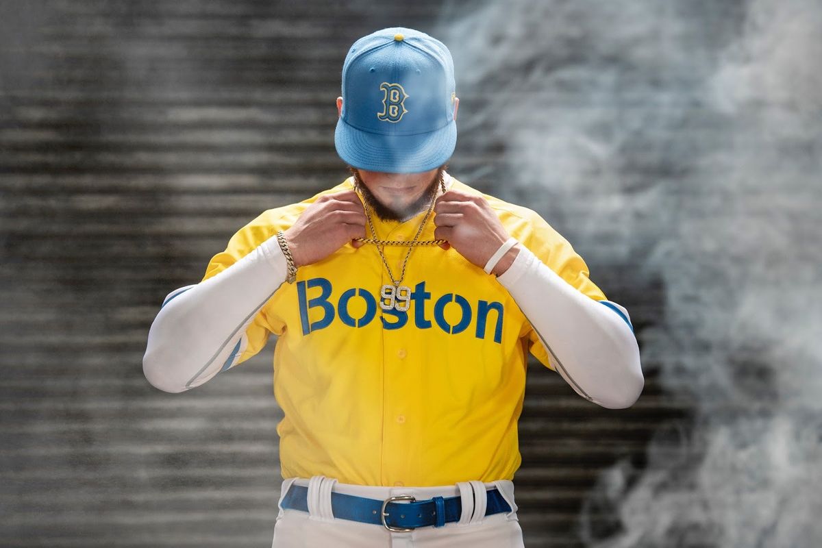 WTF are these hideous pee-yellow Red Sox/Nike cash-grab alternate jerseys?