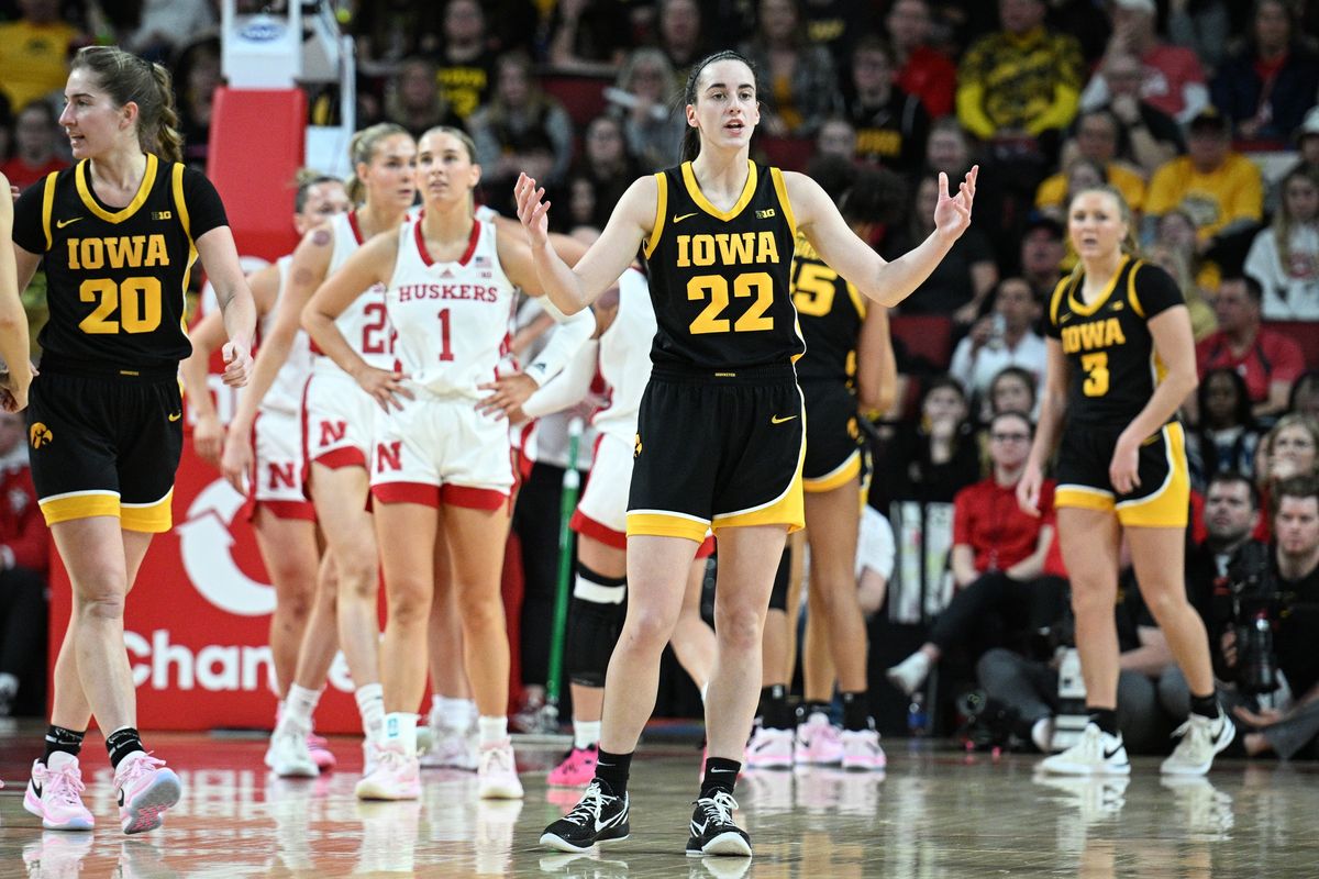 Caitlin Clark narrowly misses scoring mark as Nebraska upsets Iowa