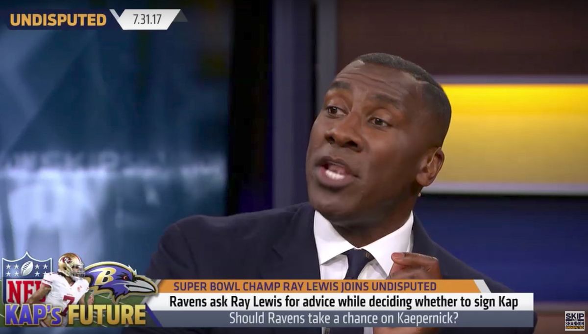 Shannon Sharpe Dunks On Ray Lewis For Qualming Over Colin Kaepernick