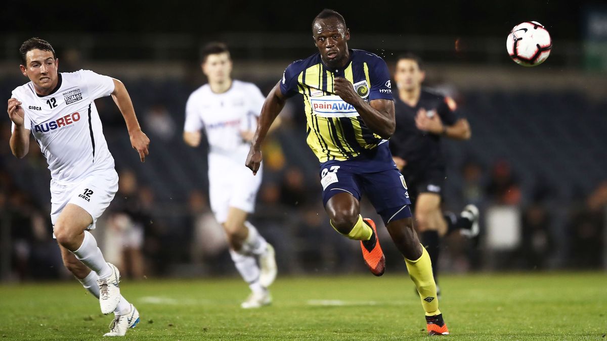 Usain Bolt, Aspiring Soccer Player, Scores Two Goals In His First Start