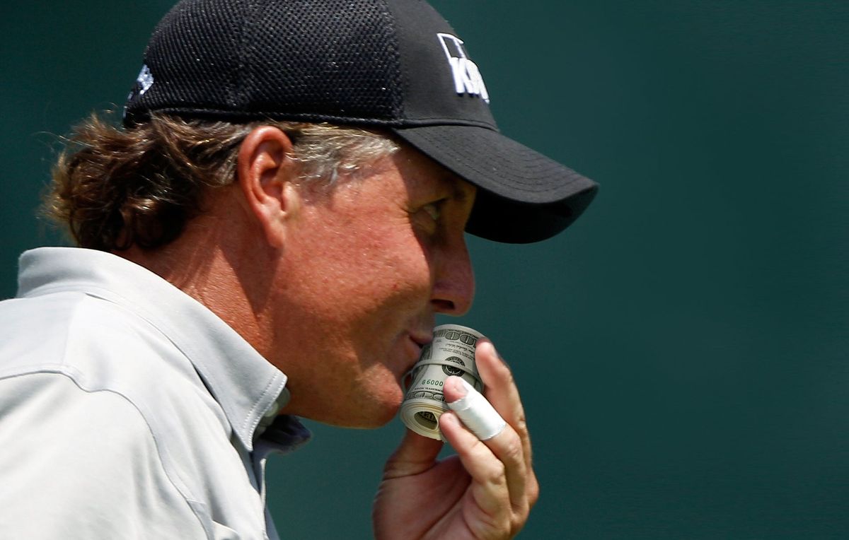 Leaked Voicemail: Phil Mickelson Plans To Hustle Suckers For &quot;Some Serious Cash&quot;<em></em>