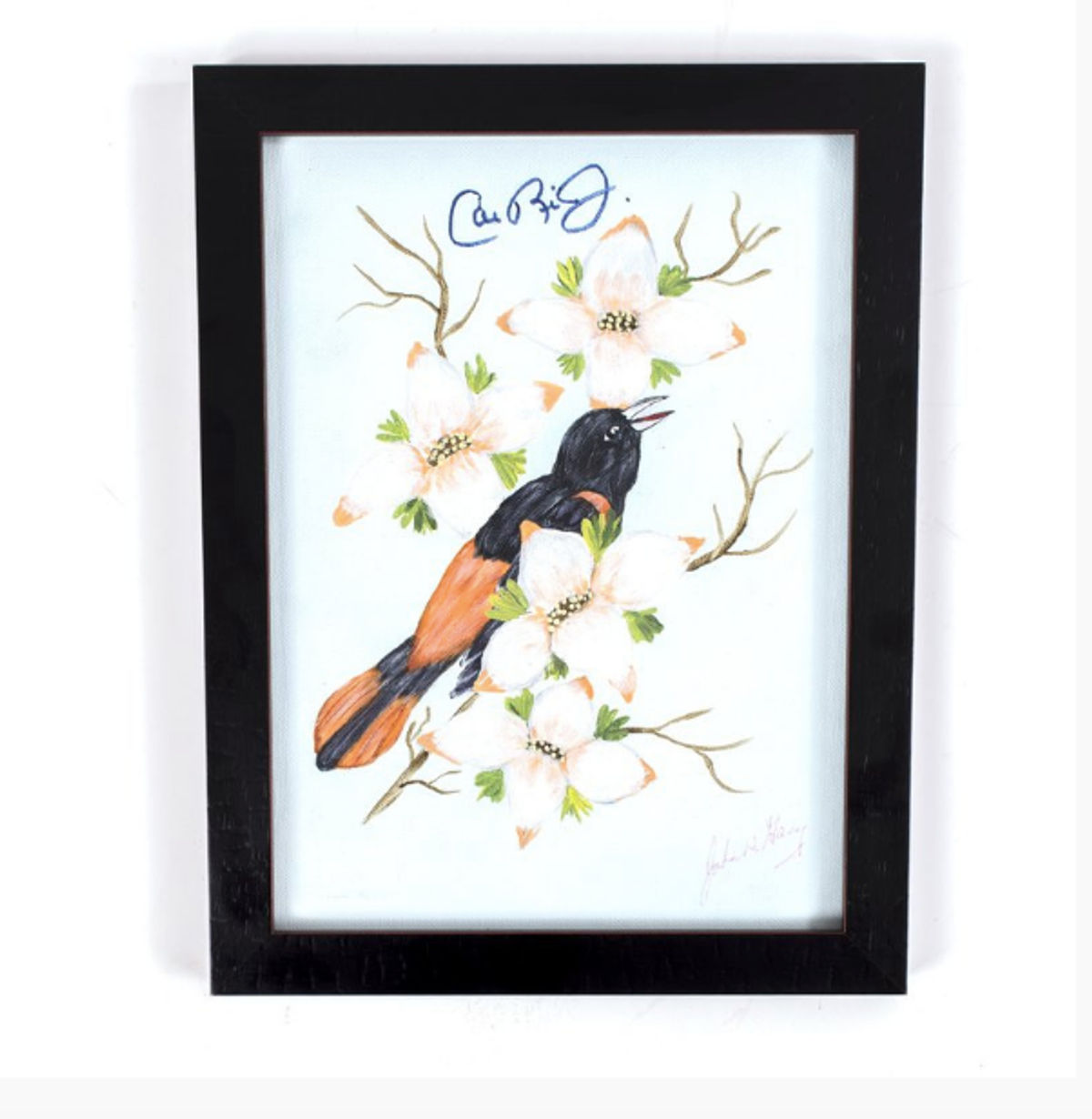 Did Cal Ripken Jr. Sign This Painting Of An Oriole By John Wayne Gacy?