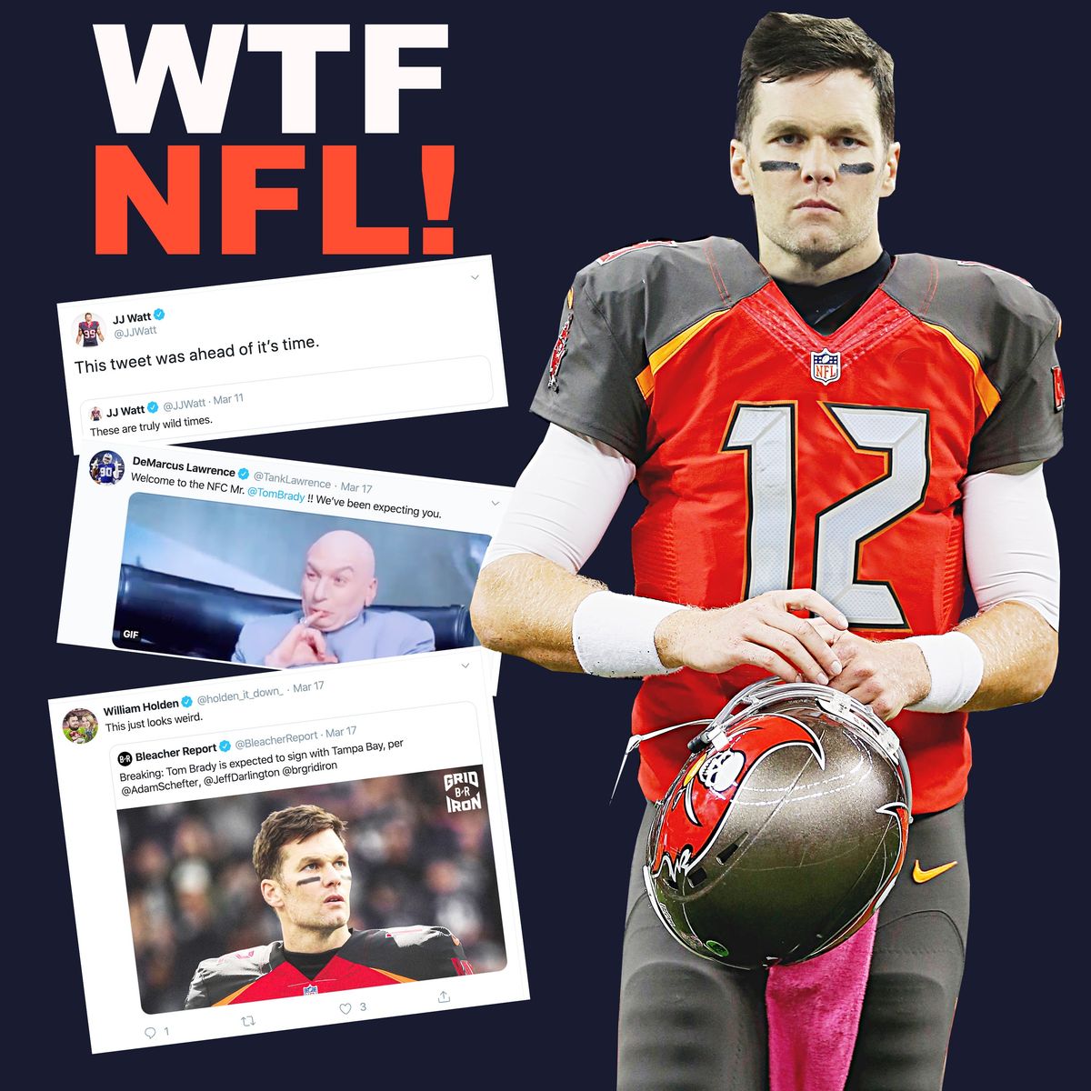 Brady Going to Tampa? Hopkins Shipped For A Bag of Balls? NFL Players Losing Their Minds Over Flurry of Moves