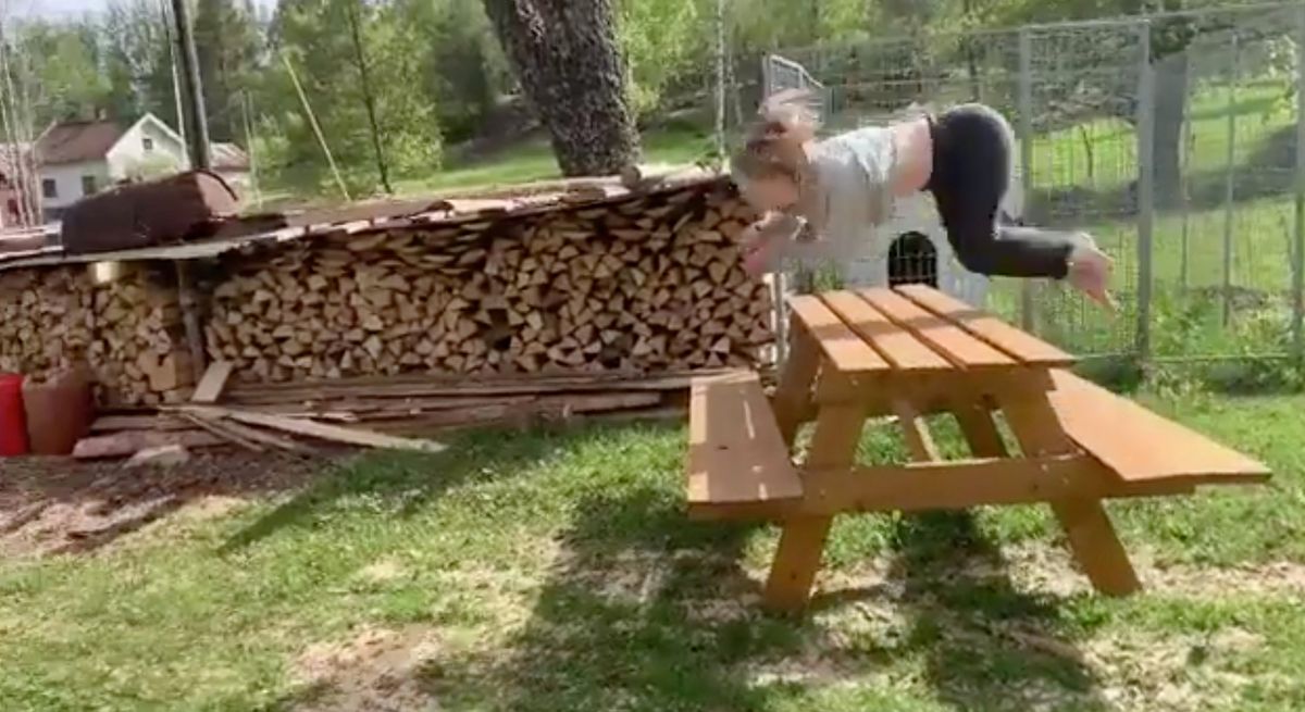 This Lady Running Like A Horse Is Really, Really Good At Running Like A Horse