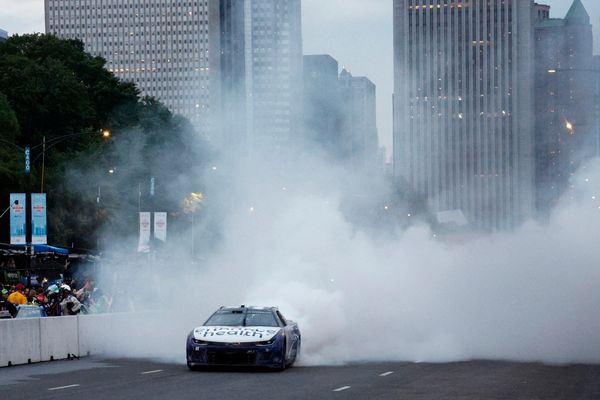 I guess the visuals were the thing for NASCAR in Chicago