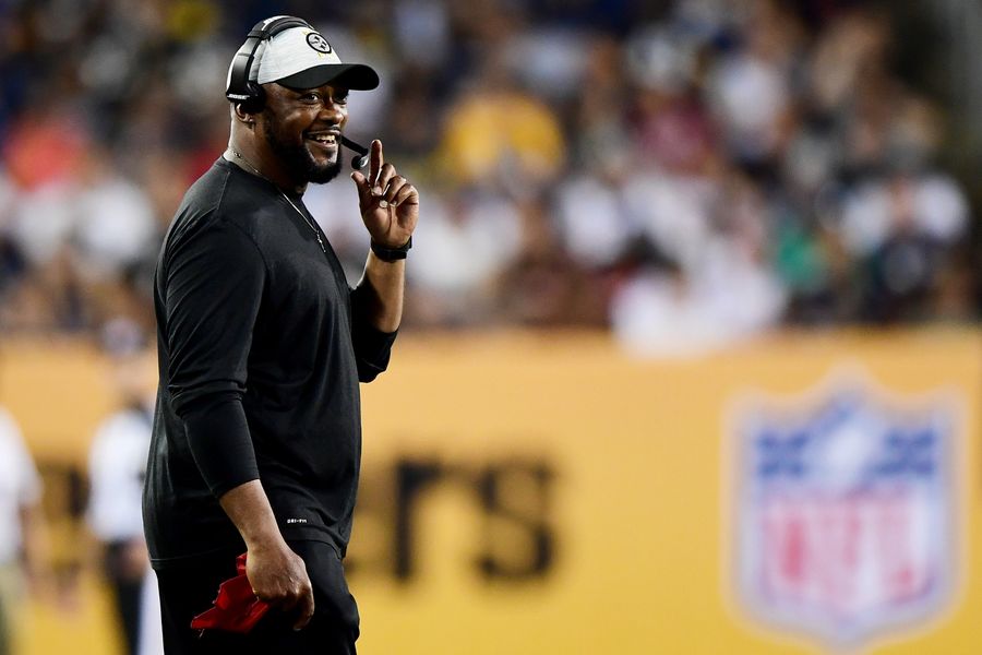 Even when Mike Tomlin is joking, he stays on brand