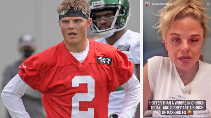 The biggest problem facing Jets rookie Zach Wilson right now is… his mom