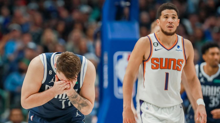 Luka Dončić vs. Devin Booker might as well be on the WrestleMania 39 undercard