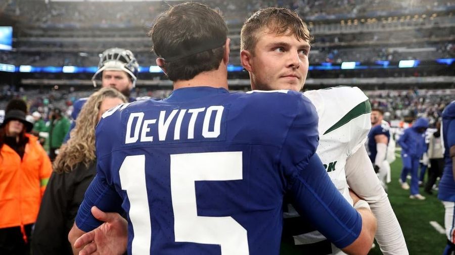 Zach Wilson ganó la batalla definitiva de la mediocridad contra el QB del equipo de práctica de los New York Giants