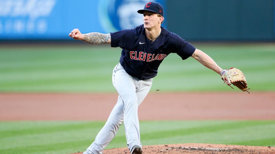 Knucklehead Zach Plesac hurts himself by ‘aggressively ripping shirt off’
