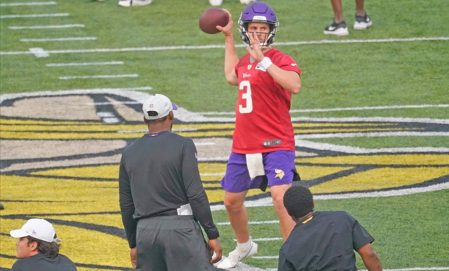Get the shot, start for the Vikings, it’s that simple