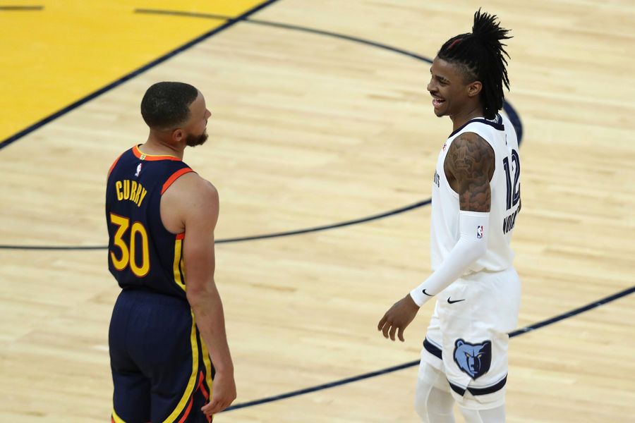 Statement made: Ja Morant has arrived — and Steph Curry knows it, too