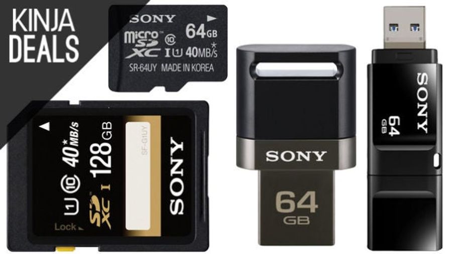 Cheap Sony Flash Storage, Robotic Mop, and More Deals
