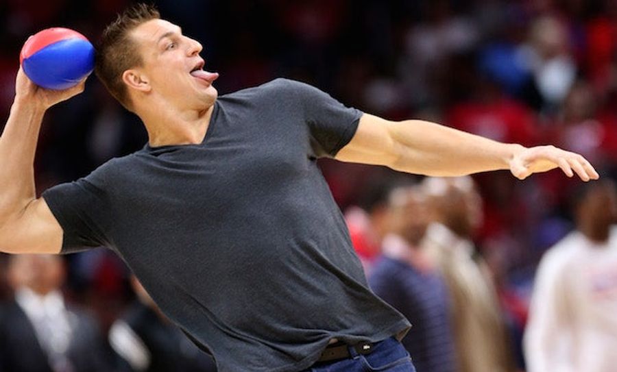ESPN Grills Gronk About Patriots' Balls