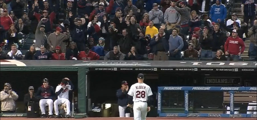 Corey Kluber Takes No-Hitter Into The 7th, Fans 18