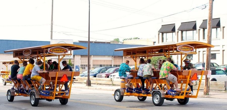 Cyclists&#39; Squirt-Gun Attack On PedalPub Cops Results In Six Arrests