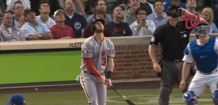 Bryce Harper Mad He Flied Out, Actually Hits Home Run