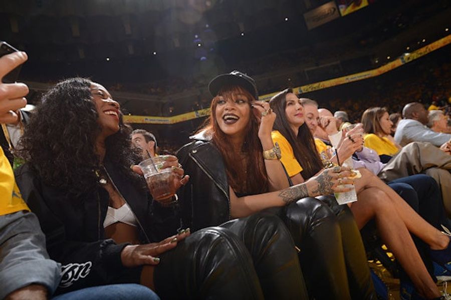 Warriors Owner Couldn't Deal With Sitting Next To Rihanna