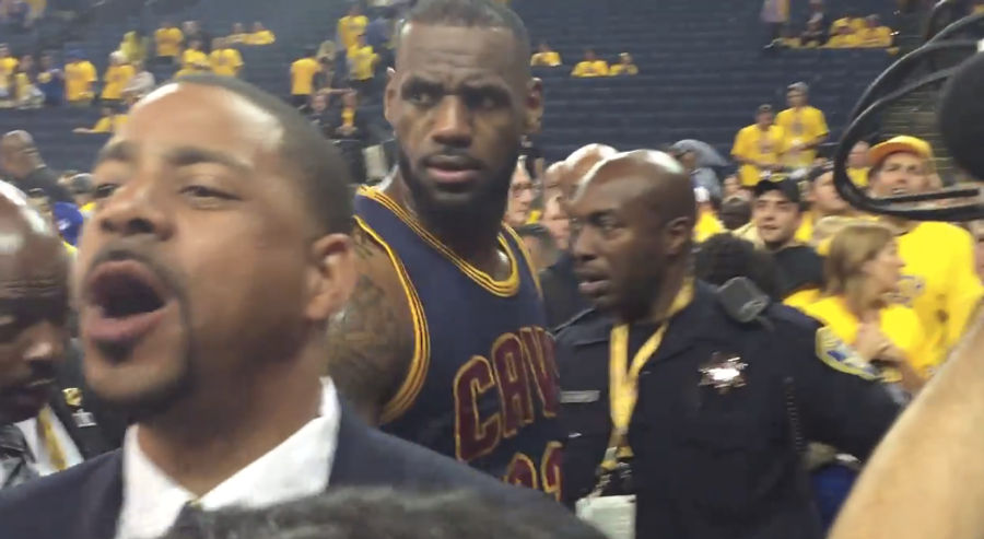 Warriors Fan Calls LeBron A "Pussy-Ass Bitch," Quickly Regrets It