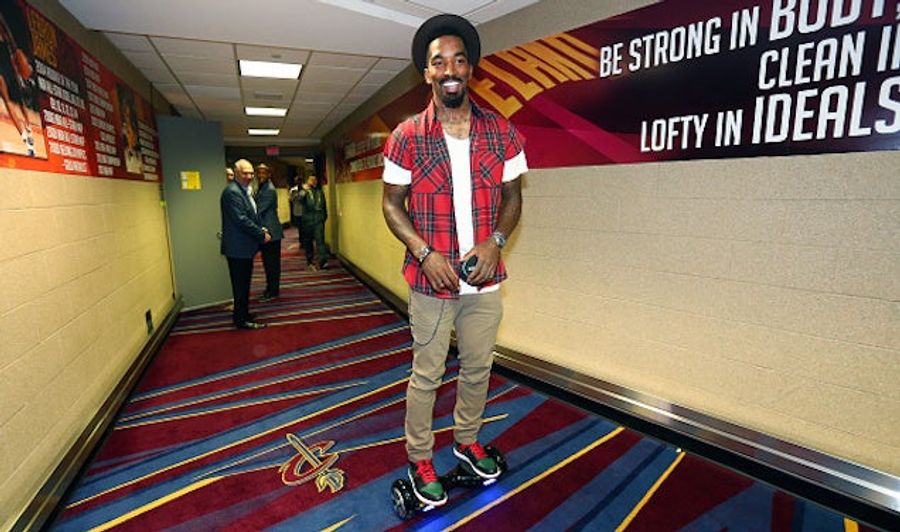 You Can Tell J.R. Smith's Mood By The Speed Of His Hoverboard
