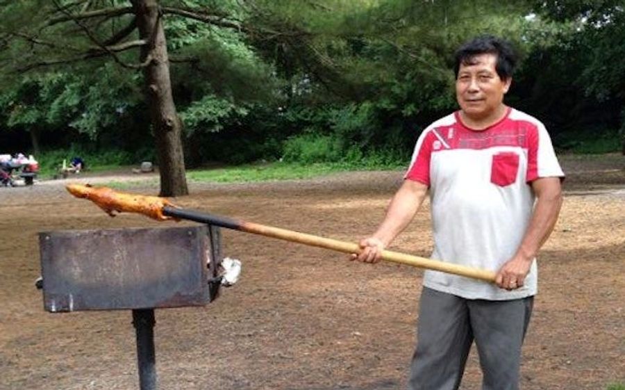 Man Grilling Guinea Pig In Prospect Park Is A Hero