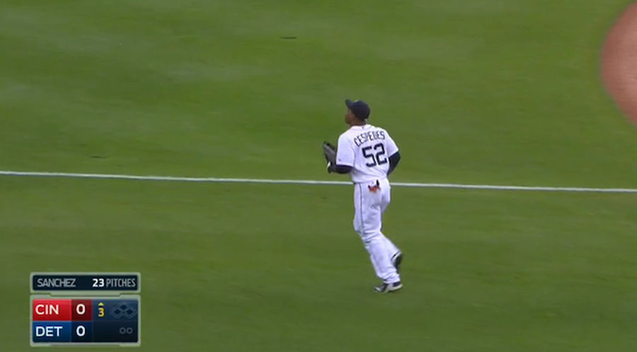 Was Yoenis Cespedes Taking A Dump Or What?