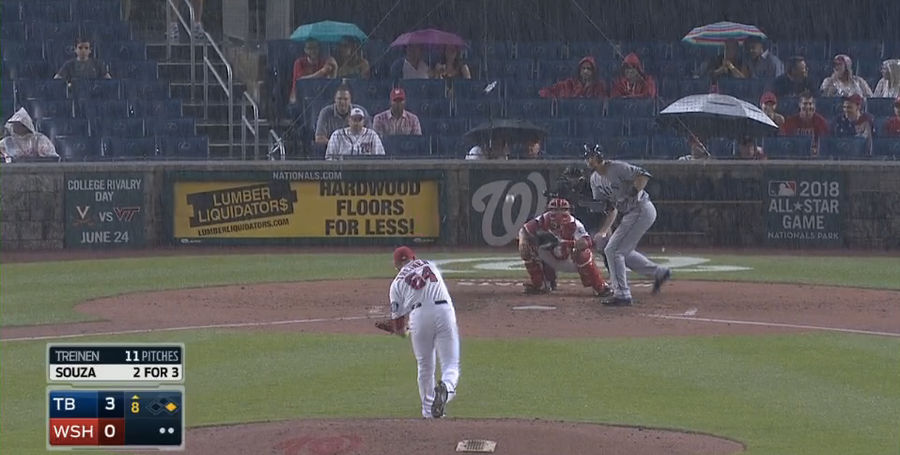 Two Errors Turn Steven Souza Bunt Into A "Home Run"