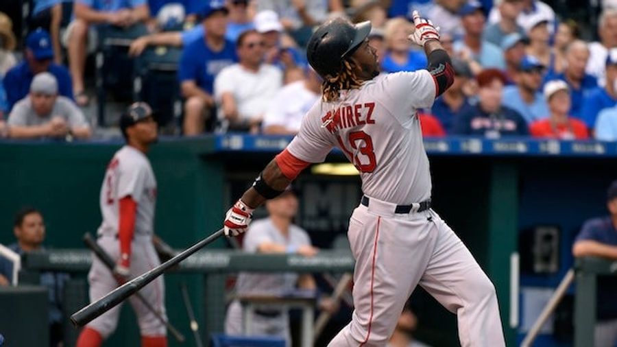 Hanley Ramirez Hit A Ball At The Sky Gods Yesterday
