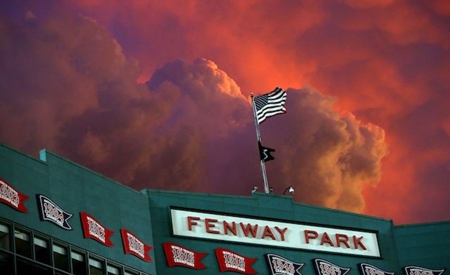 The Sky Over Fenway Last Night Was Incredible