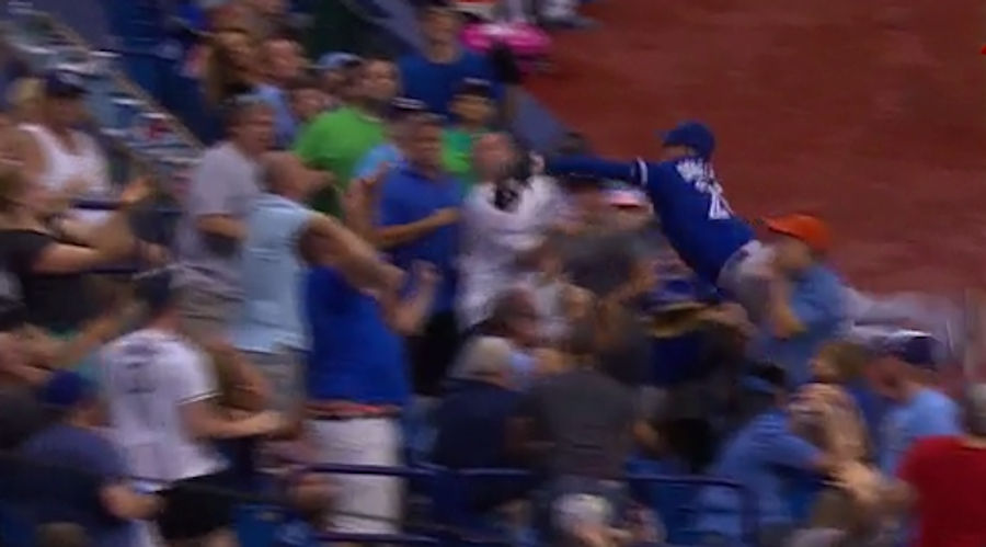 Josh Donaldson Dives Into The Stands To Make The Catch Of The Year